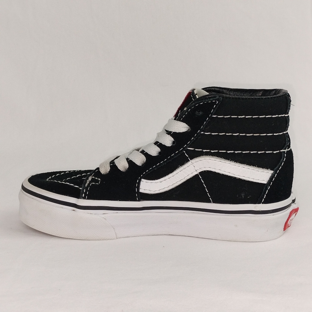 VANS OFF THE WALL Unisex Classics Sk8-Hi In Blk/Why Size 11 Kids - Picture 6 of 9